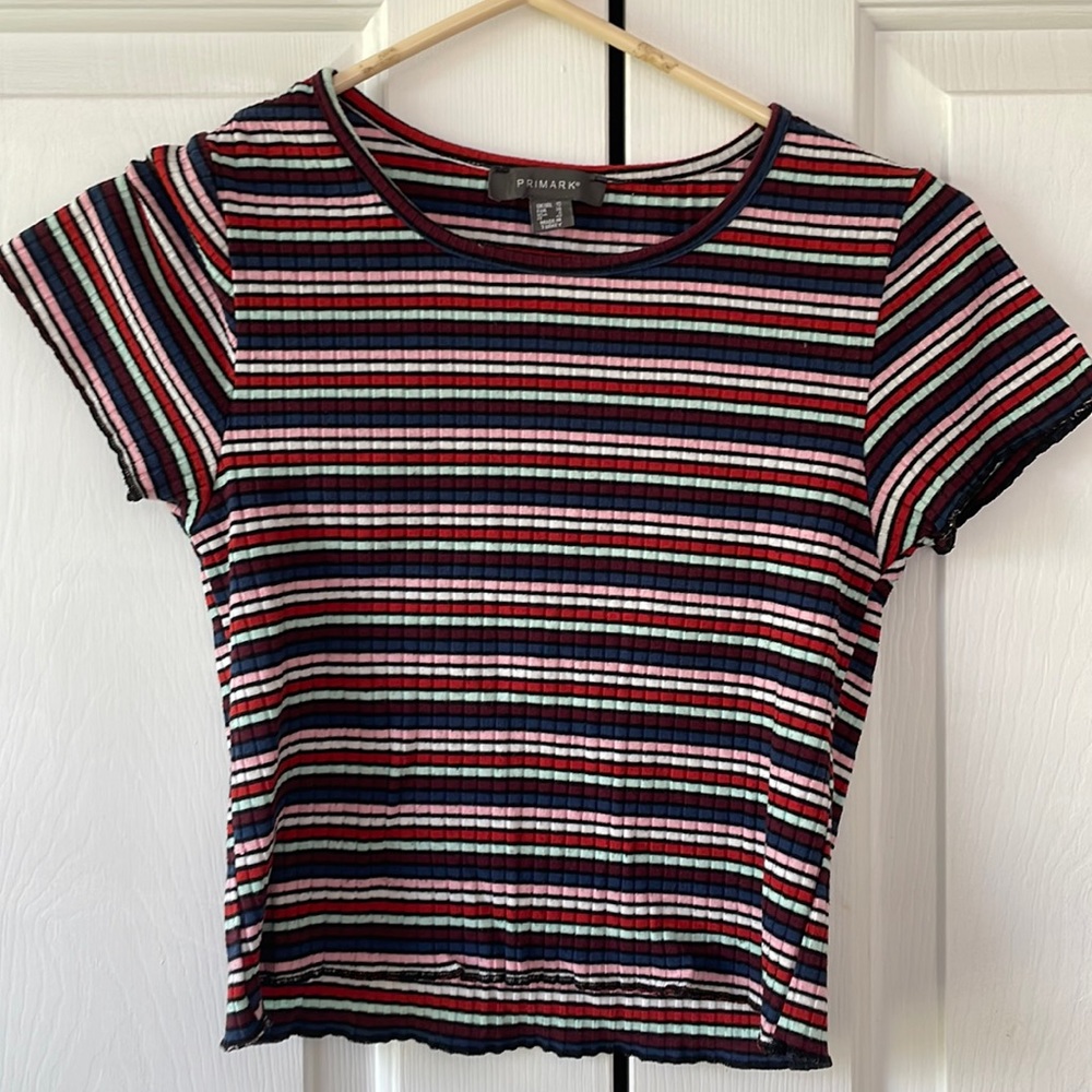 Primark Striped crop top
